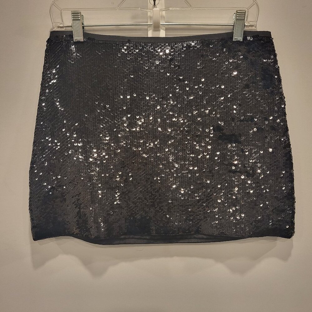 Theory Mini Sequin Skirt Size 6 Party Mini